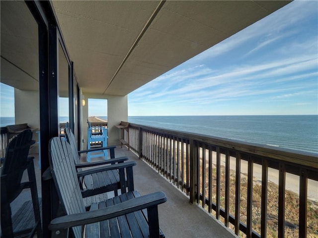 6109 State Highway 361 Unit 1101, Port Aransas, TX 78373 - balcony with a water view