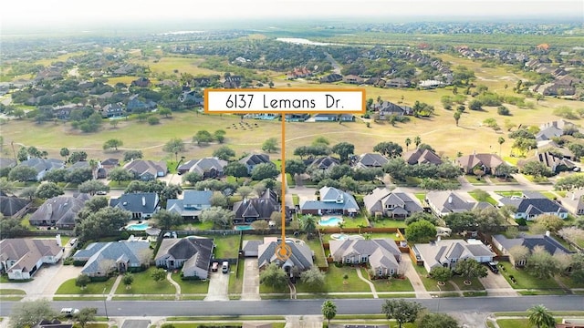 6137 Lemans Dr, Corpus Christi, TX 78414 - aerial view of property's location featuring nearby suburban area