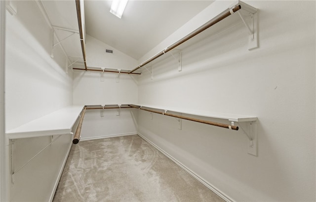 7418 Bar T Dr, Corpus Christi, TX 78414 - spacious closet with light carpet and vaulted ceiling