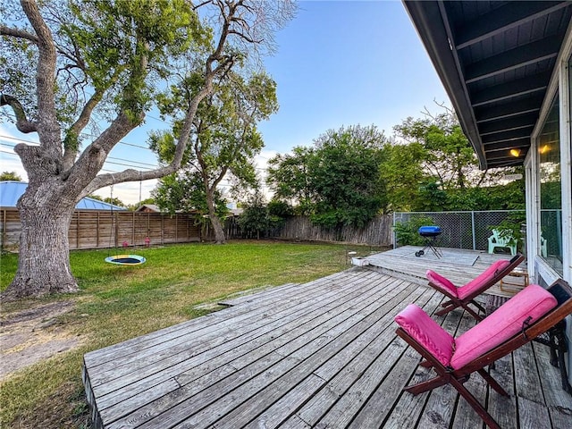 447 Santa Monica Pl, Corpus Christi, TX 78411 - view of wooden terrace