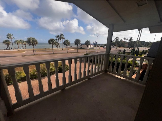 5445 Ocean Dr, Corpus Christi, TX 78412 - balcony featuring a water view