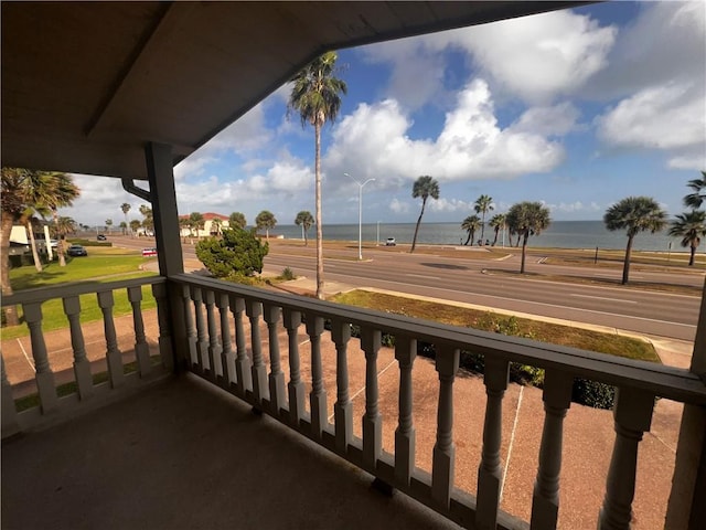 5445 Ocean Dr, Corpus Christi, TX 78412 - balcony with a water view