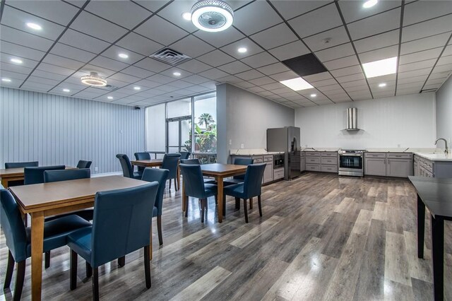 4600 Ocean Dr Unit 505, Corpus Christi, TX 78412 - dining room with wood finished floors