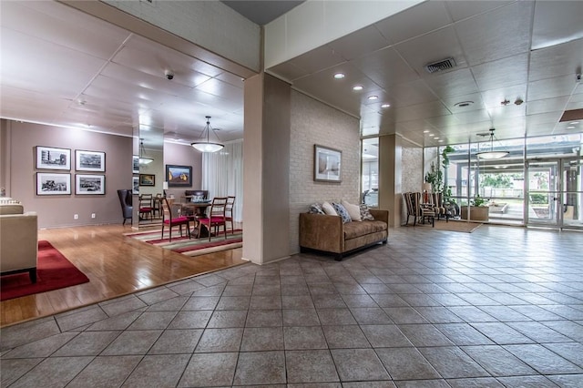 4600 Ocean Dr Unit 505, Corpus Christi, TX 78412 - community lobby with a paneled ceiling