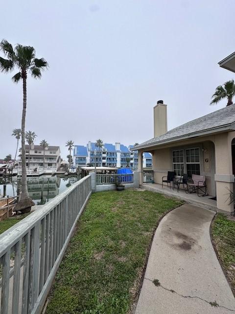 view of yard featuring a patio