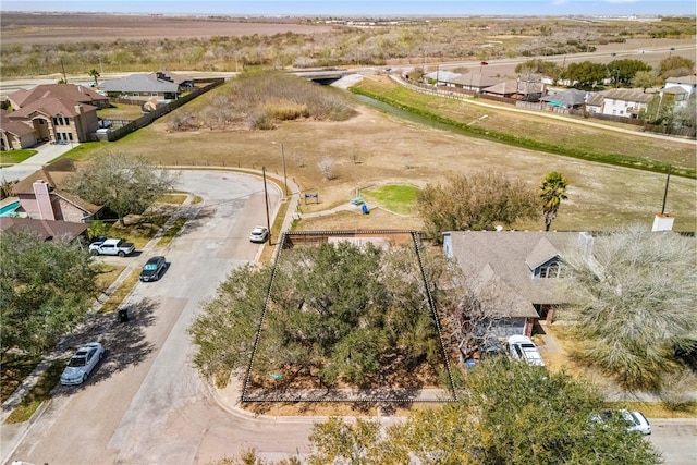 aerial view featuring a residential view