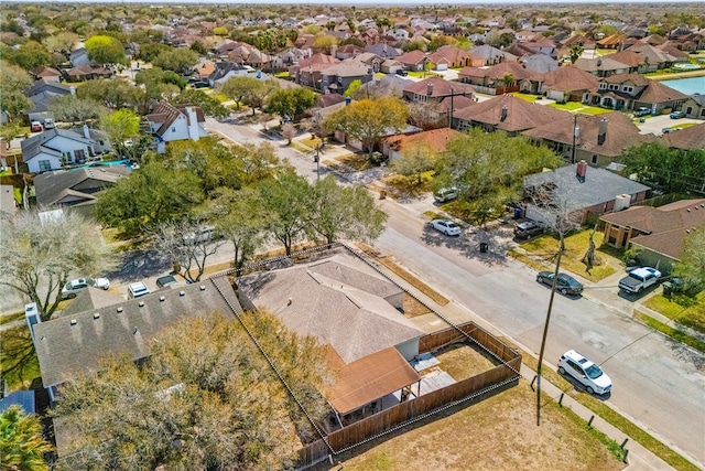 drone / aerial view featuring a residential view