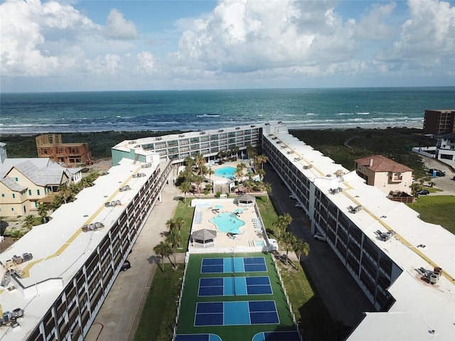 5973 State Highway 361 Unit 128, Port Aransas, TX 78373 - bird's eye view of a pool and a large body of water