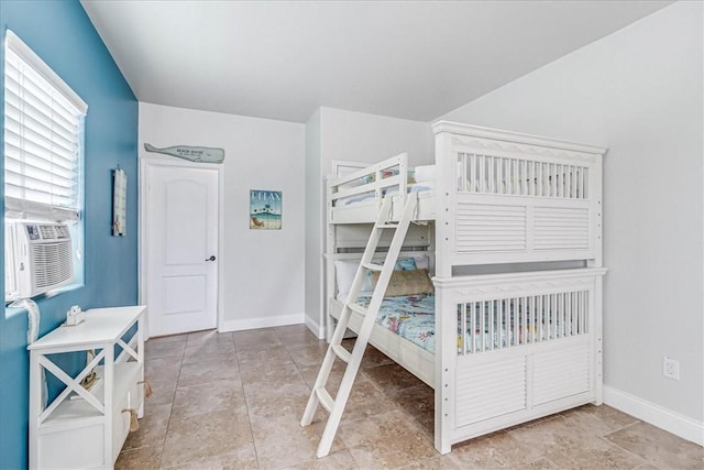 bedroom featuring cooling unit