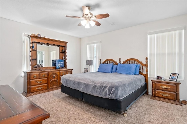 1689 Mooney Ln, Ingleside, TX 78362 - carpeted bedroom featuring ceiling fan