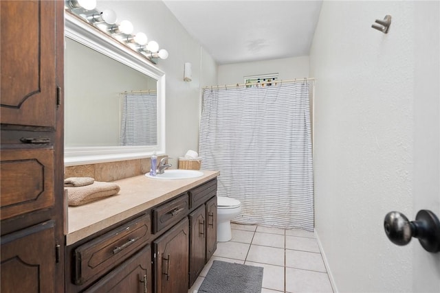 1689 Mooney Ln, Ingleside, TX 78362 - bathroom featuring vanity, tile patterned flooring, and a shower with shower curtain