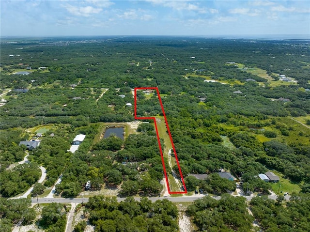 1689 Mooney Ln, Ingleside, TX 78362 - view of property location with property boundaries highlighted and a forest