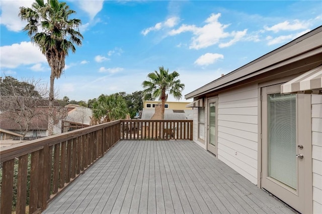6002 Parkland Dr, Corpus Christi, TX 78413 - view of wooden deck