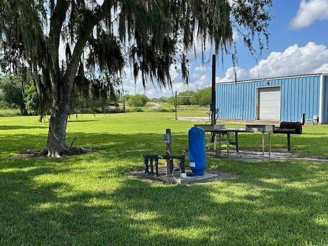 view of community with a yard