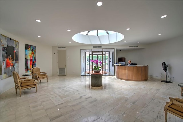 4500 Ocean Dr Unit 9A, Corpus Christi, TX 78412 - reception with recessed lighting