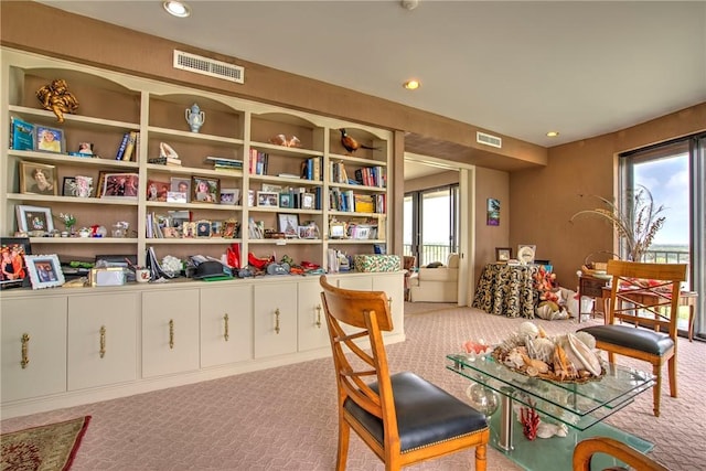 4500 Ocean Dr Unit 9A, Corpus Christi, TX 78412 - carpeted dining room featuring recessed lighting