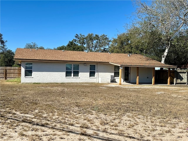 view of rear view of house