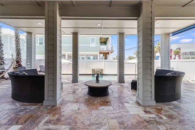 602 Banyan Beach Dr, Port Aransas, TX 78373 - fenced backyard featuring a patio area