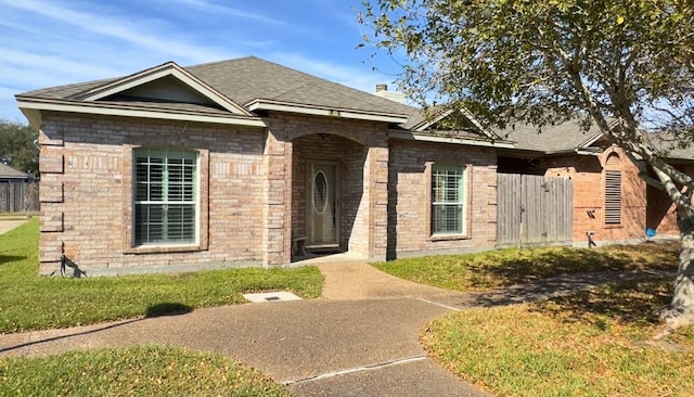 view of front of home