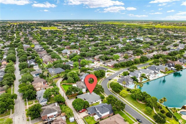 4442 Lake Superior Dr, Corpus Christi, TX 78413 - aerial perspective of suburban area with a nearby body of water