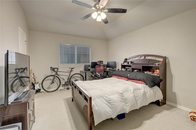 6517 Macarena Dr, Corpus Christi, TX 78414 - carpeted bedroom with baseboards and ceiling fan