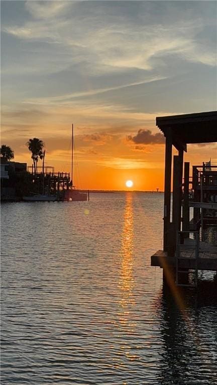 13741 Tajamar St, Corpus Christi, TX 78418 - dock area with a water view