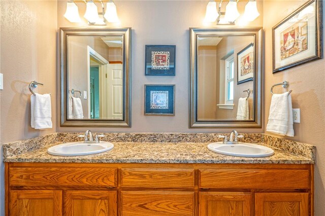 4102 Castle Valley Dr, Corpus Christi, TX 78410 - full bath featuring double vanity