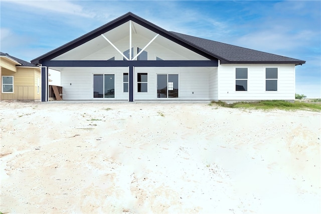 view of rear view of property