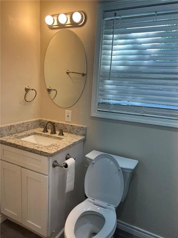 306 Circle Dr, Corpus Christi, TX 78412 - bathroom with vanity and toilet