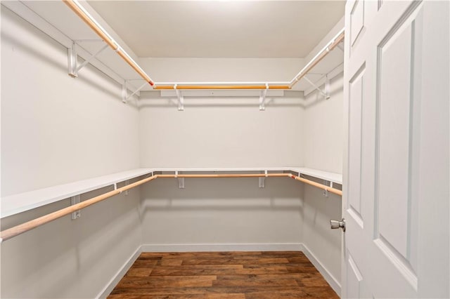 2914 Debra, Corpus Christi, TX 78418 - spacious closet featuring dark wood finished floors