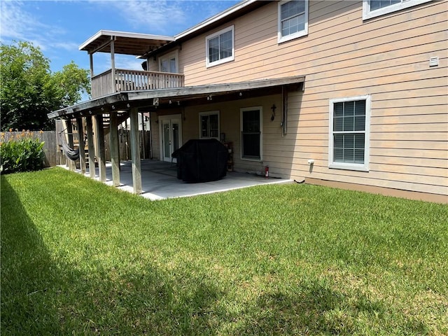 7029 Tamarron Ct, Corpus Christi, TX 78413 - back of house featuring a patio, a wooden deck, and stairway