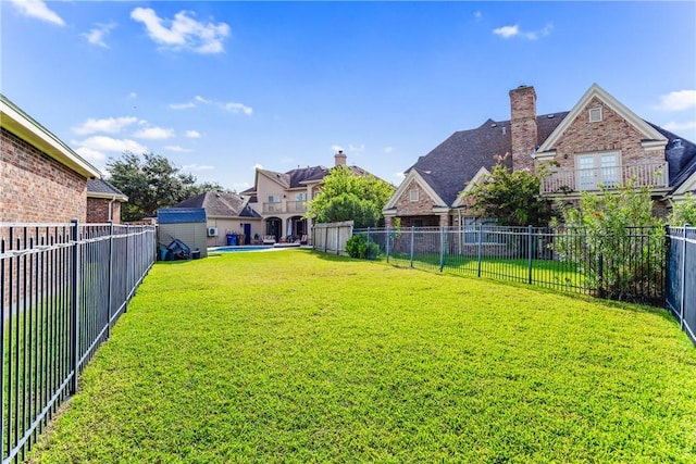7601 Dijon Lake Dr, Corpus Christi, TX 78413 - fenced backyard with a swimming pool