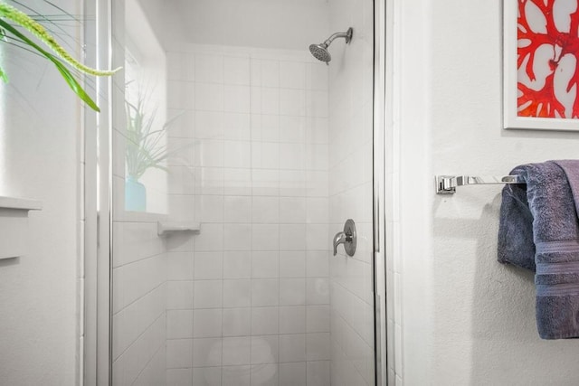 full bath featuring a shower stall