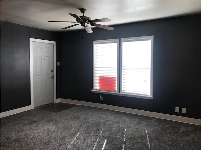 1222 18th St, Corpus Christi, TX 78405 - unfurnished room featuring carpet flooring and a ceiling fan
