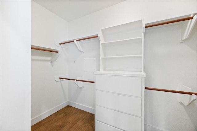 2342 Vaughan Dr, Corpus Christi, TX 78414 - walk in closet featuring wood finished floors