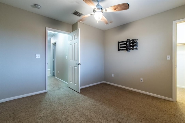 2526 Whirlwind St, Corpus Christi, TX 78414 - carpeted empty room featuring a ceiling fan and baseboards
