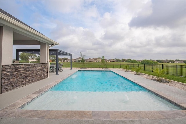 6406 Legacy Pt, Corpus Christi, TX 78414 - view of pool featuring a patio, a fenced backyard, and a fenced in pool