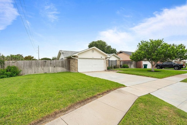 2441 Windsong Dr, Corpus Christi, TX 78414 - view of front of house featuring driveway, a garage, and brick siding