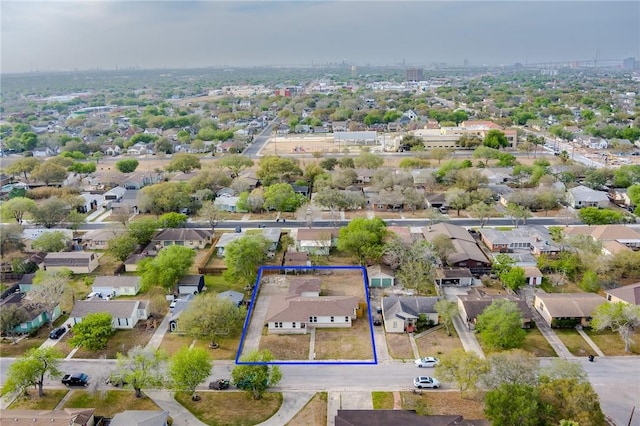 530 Indiana Ave, Corpus Christi, TX 78404 - aerial view of residential area featuring property boundaries highlighted