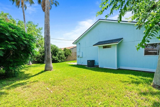 1134 Harbor Village Dr, Corpus Christi, TX 78412 - view of green lawn with central AC unit