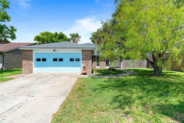 1134 Harbor Village Dr, Corpus Christi, TX 78412 - ranch-style home featuring brick siding, concrete driveway, and an attached garage