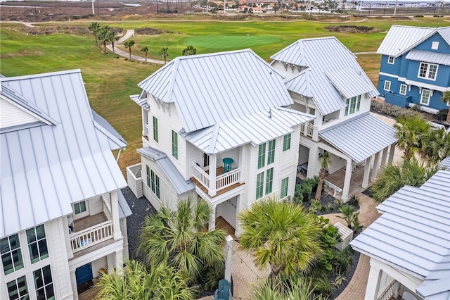 drone / aerial view featuring a residential view