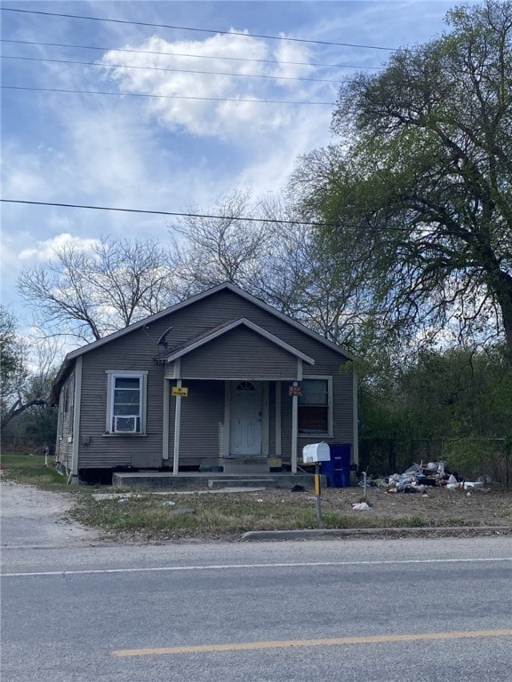 view of bungalow-style home