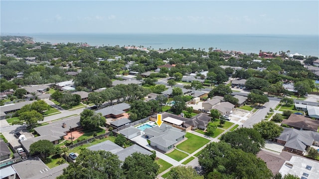 322 Williamson Pl, Corpus Christi, TX 78411 - view of property location with nearby suburban area and a large body of water