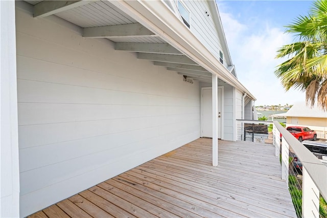 view of deck