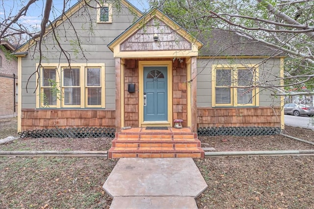 view of bungalow