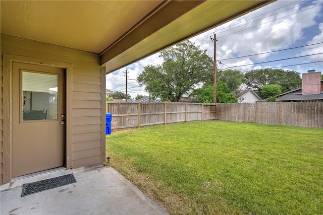 3922 Jayden Dr, Corpus Christi, TX 78410 - fenced backyard featuring a patio