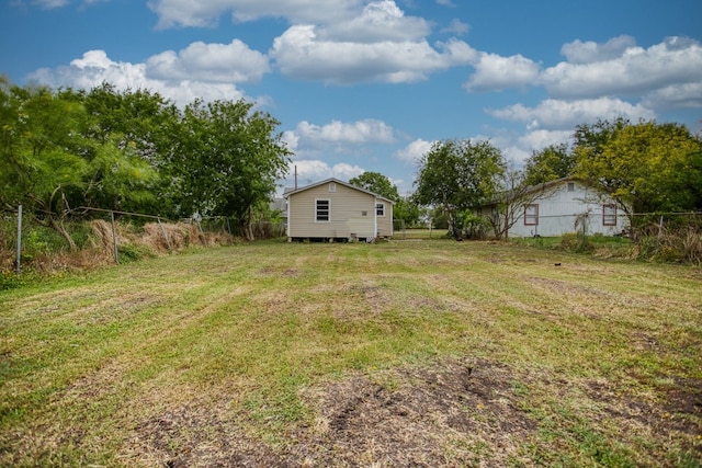 view of yard