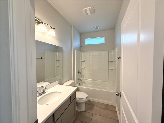 1030 Ocean Breeze St, Portland, TX 78374 - bathroom featuring vanity, tile patterned floors, and  shower combination