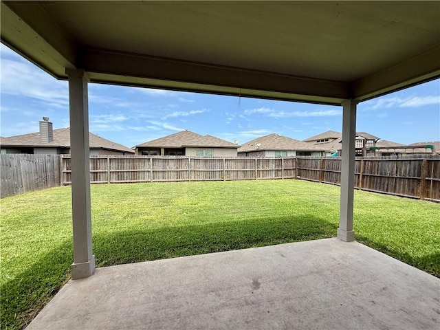 1030 Ocean Breeze St, Portland, TX 78374 - fenced backyard featuring a patio area and a residential view